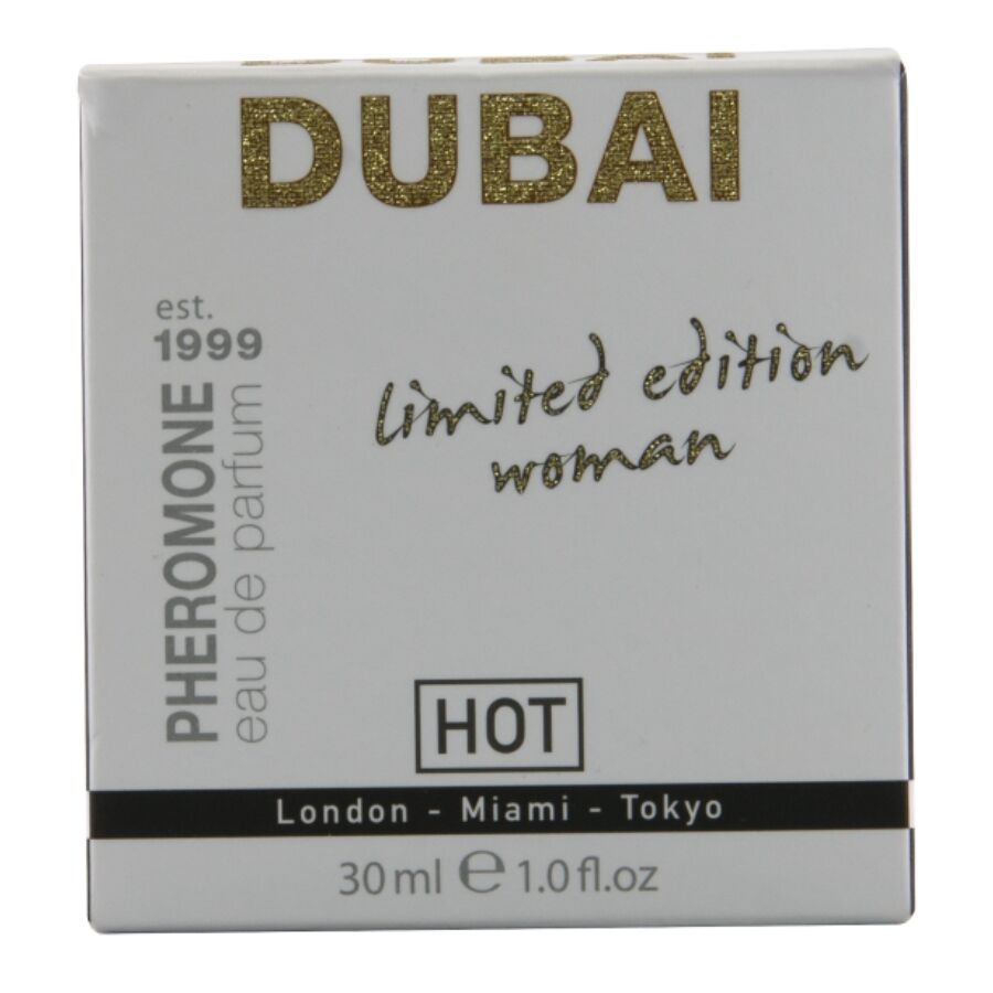 HOT - PERFUME CON FEROMONAS DUBAI EDICIÓN LIMITADA MUJER 30 ML - Imagen 3