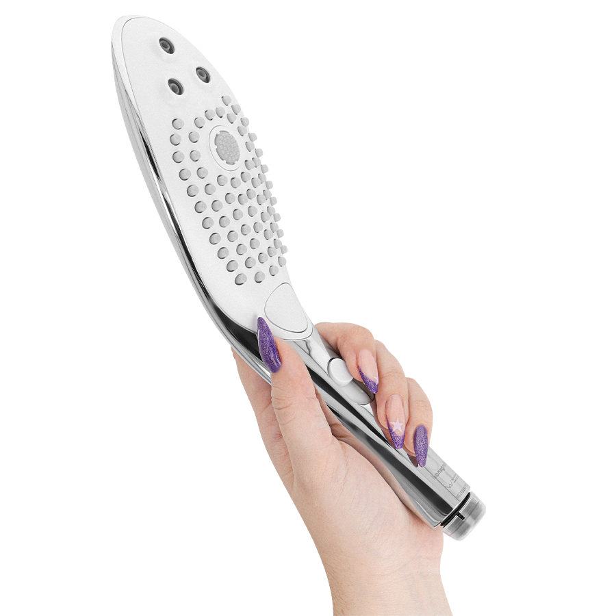 WOMANIZER - POMMEAU DE DOUCHE STIMULANT CLITORIAL WAVE CHROME – Image 5