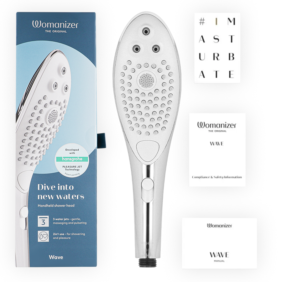 WOMANIZER - POMMEAU DE DOUCHE STIMULANT CLITORIAL WAVE CHROME – Image 6