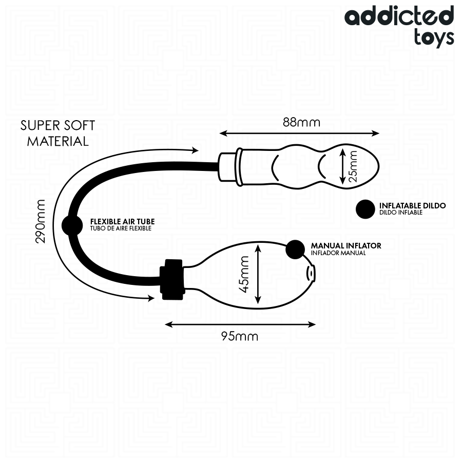ADDICTED TOYS - PLUG ANAL INFLABLE MODELO 1 - Imagen 6