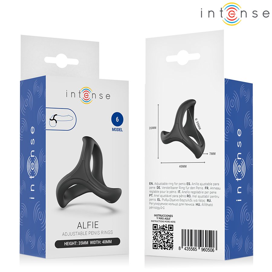 INTENSE - ALFIE ANNEAU PÉNIS TRIPLE RÉGLABLE MODÈLE 6 – Image 5