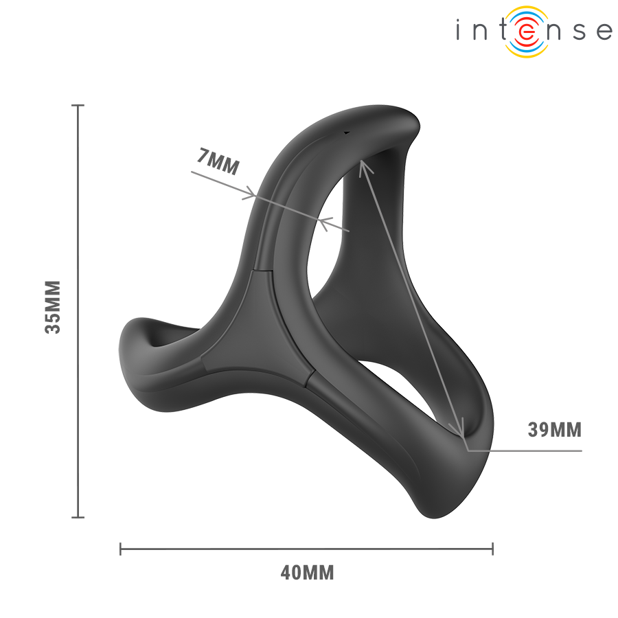 INTENSE - ALFIE ANNEAU PÉNIS TRIPLE RÉGLABLE MODÈLE 6 – Image 6
