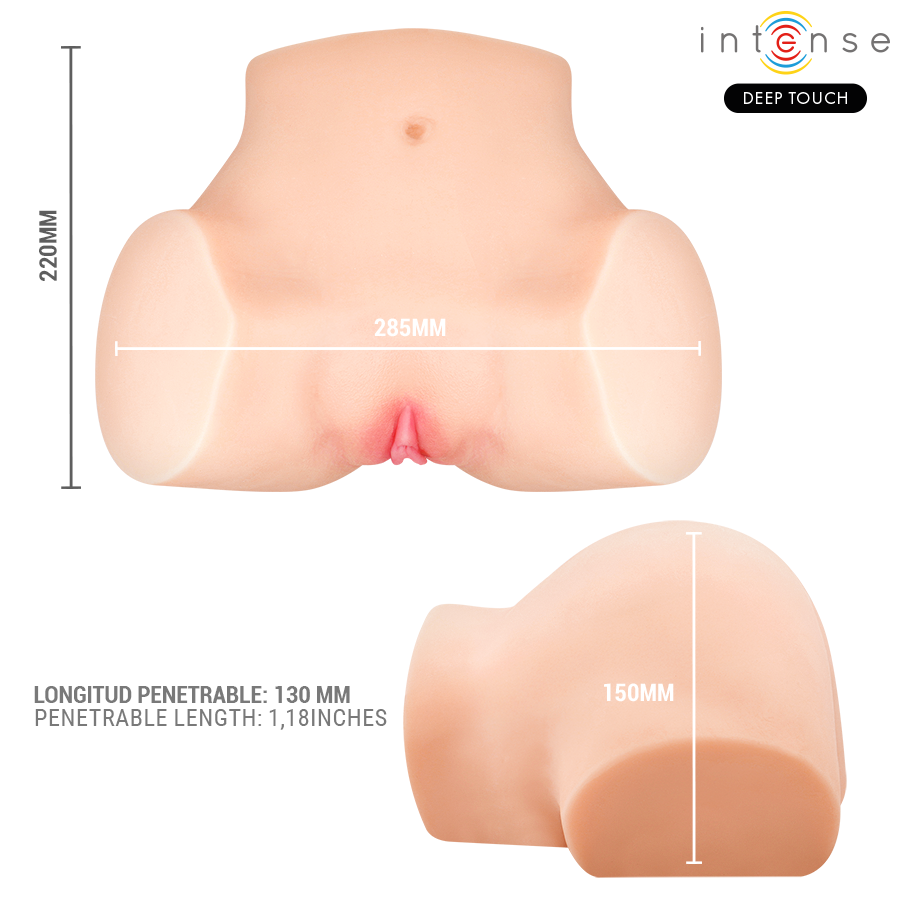 INTENSE DEEP TOUCH - NICOLE MASTURBADOR VAGINA CON EFECTO SUCCIÓN, CALOR, VIBRACIÓN Y VOZ CON CONTROL REMOTO 5.3 KG - Imagen 6