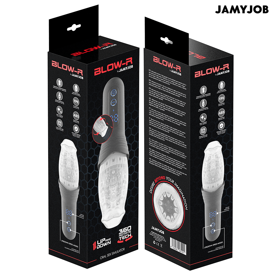 JAMYJOB - BLOW-R MASTURBADOR CON THRUSTING Y ROTACIÓN - Imagen 6