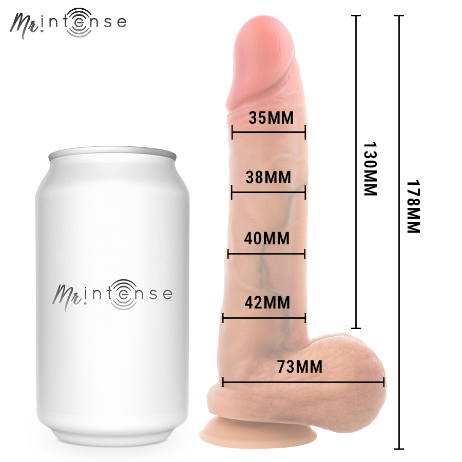 MR INTENSE - GARY S ULTRA-REALISTIC SILICONE COCK WITH TESTICLES 17.8 CM -Ø- 4.2 CM - Image 5