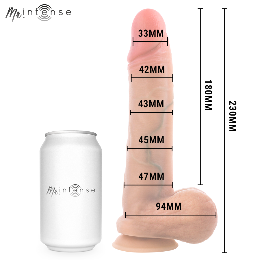 MR INTENSE - GARY L PENE IN SILICONE ULTRA-REALISTICO CON TESTICOLI 23 CM - Ø- 4,7 CM - immagine 6