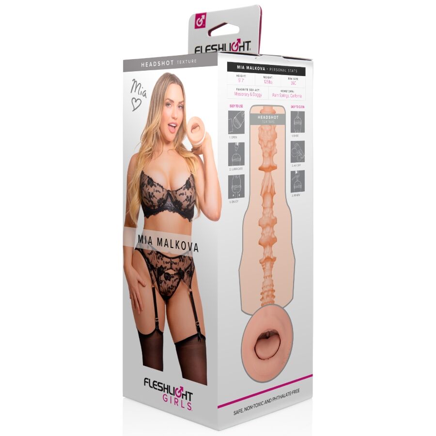 FLESHLIGHT GIRLS - MIA MALKOVA HEADSHOT MUND – Bild 6