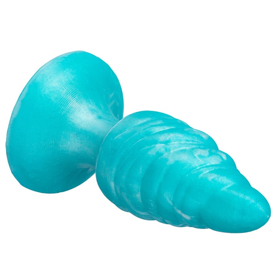 SILEXD - MELTY ANAL PLUG FANTASY LIQUID SILICONE THERMOREACTIVE CELESTIAL BLUE 9.2 CM - Image 3