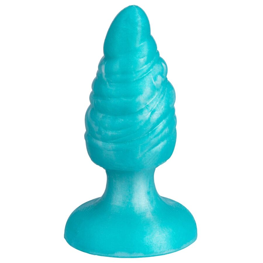 SILEXD - MELTY ANAL PLUG FANTASY LIQUID SILICONE THERMOREACTIVE CELESTIAL BLUE 9.2 CM - Image 4