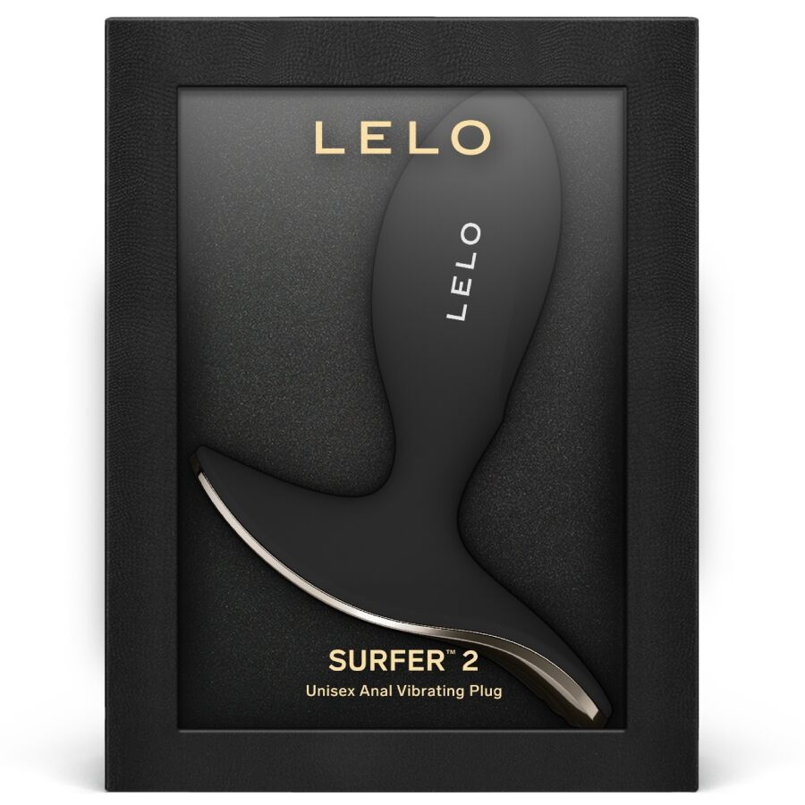 LELO - SURFER 2 PLUG ANAL VIBRADOR UNISEX NEGRO - Imagen 4
