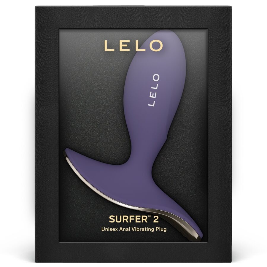 LELO - SURFER 2 PLUG ANAL VIBRADOR UNISEX MORADO - Imagen 4