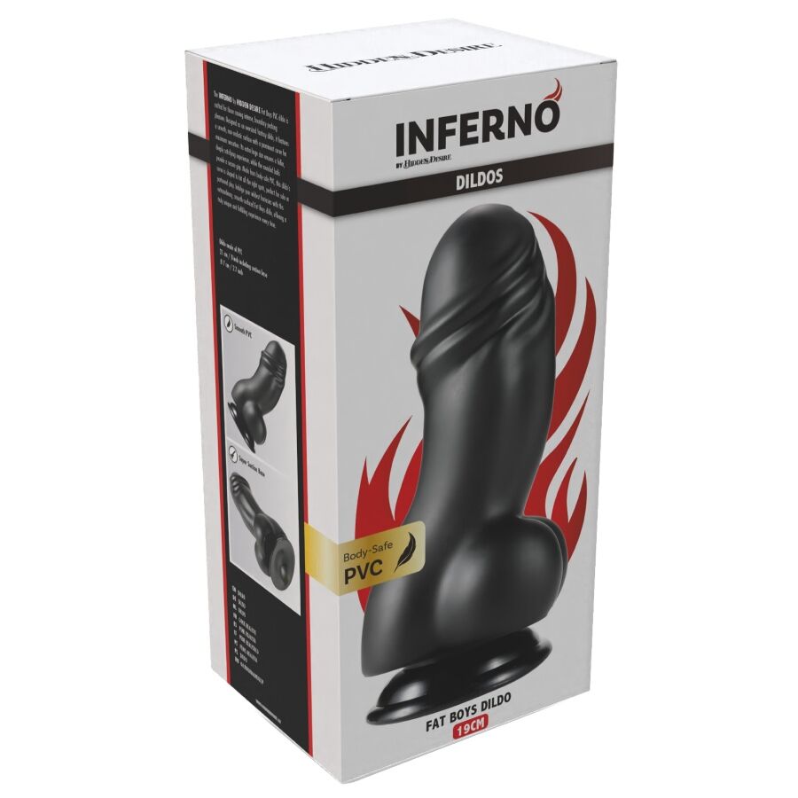 HIDDEN DESIRE - INFERNO FAT BOYS DILDO 19 CM - Imagen 6