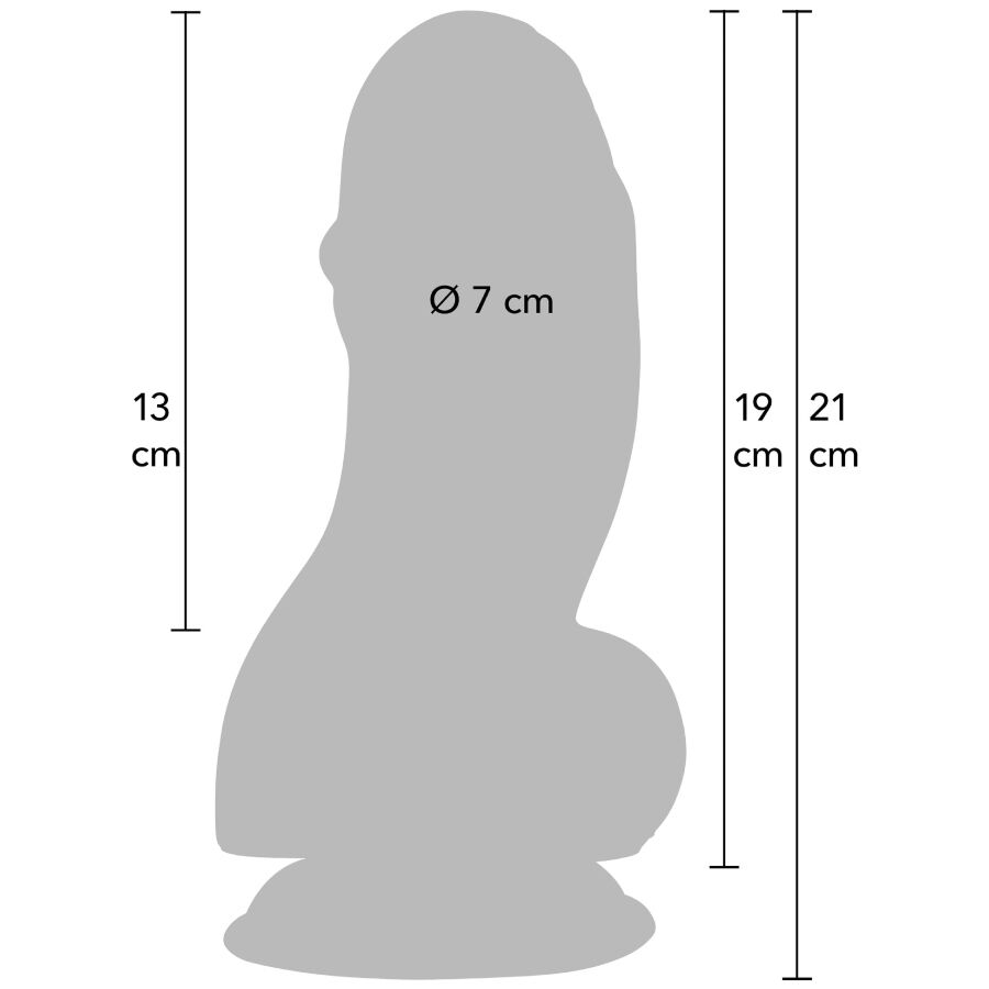 HIDDEN DESIRE - INFERNO FAT BOYS DILDO 19 CM - Imagen 7