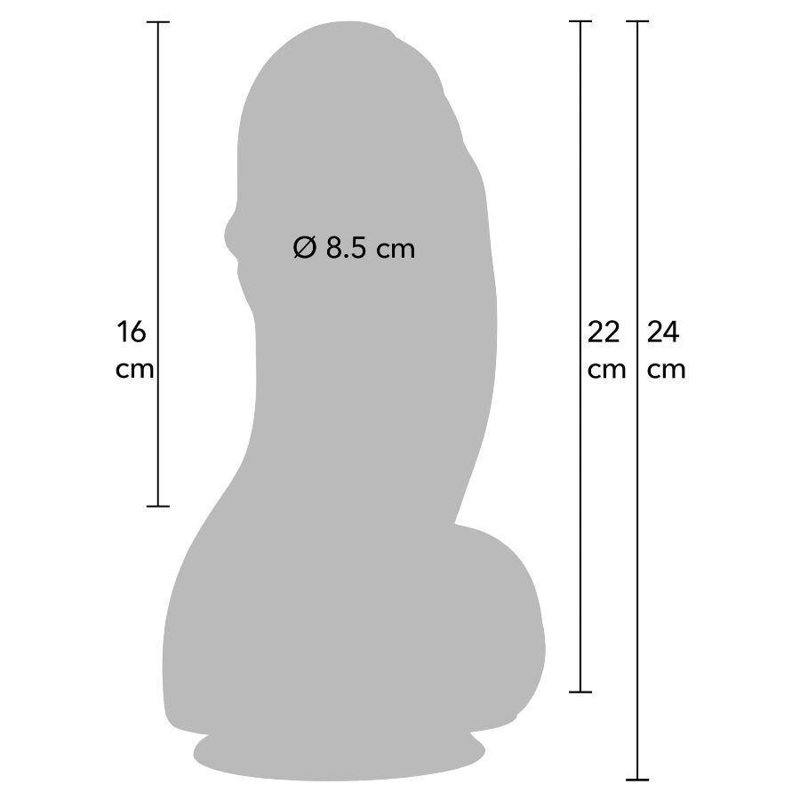 HIDDEN DESIRE - INFERNO FAT BOYS DILDO 22 CM - Image 4