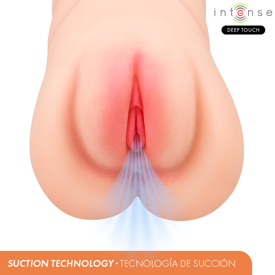 INTENSE DEEP TOUCH - MASTURBATORE AGINALE KRISTA CON ASPIRAZIONE, VIBRAZIONE ED EFFETTO VOCALE 1,2 KG - immagine 7