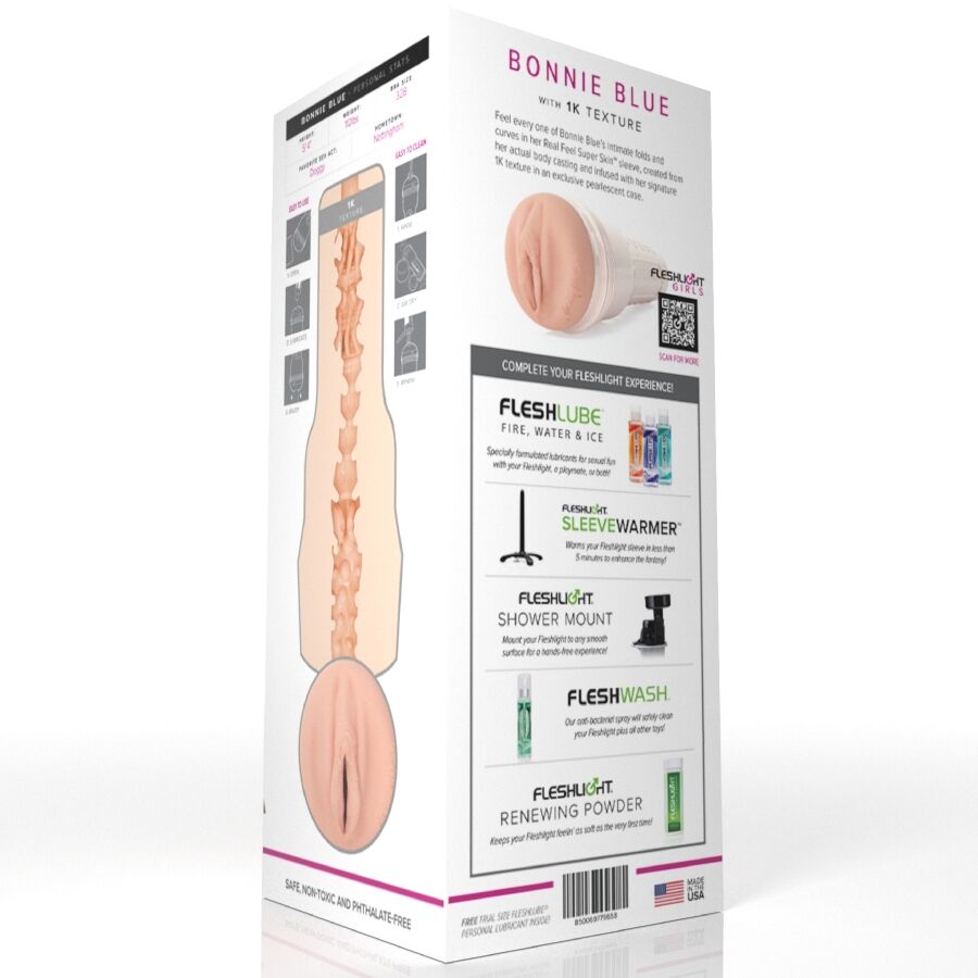 FLESHLIGHT GIRLS - BONNIE BLUE WITH 1K TEXTURE VAGINA - Image 8