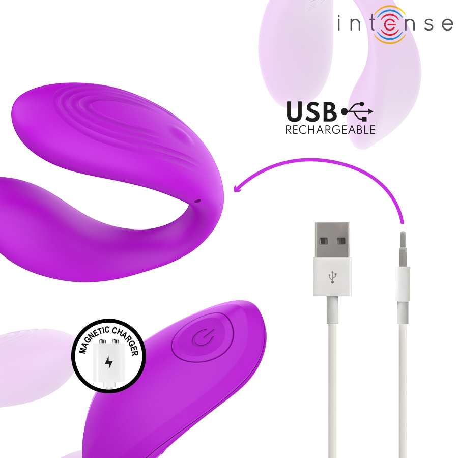 INTENSE - NORA STIMULATEUR À PINCE VIBRANTE VIOLET – Image 8