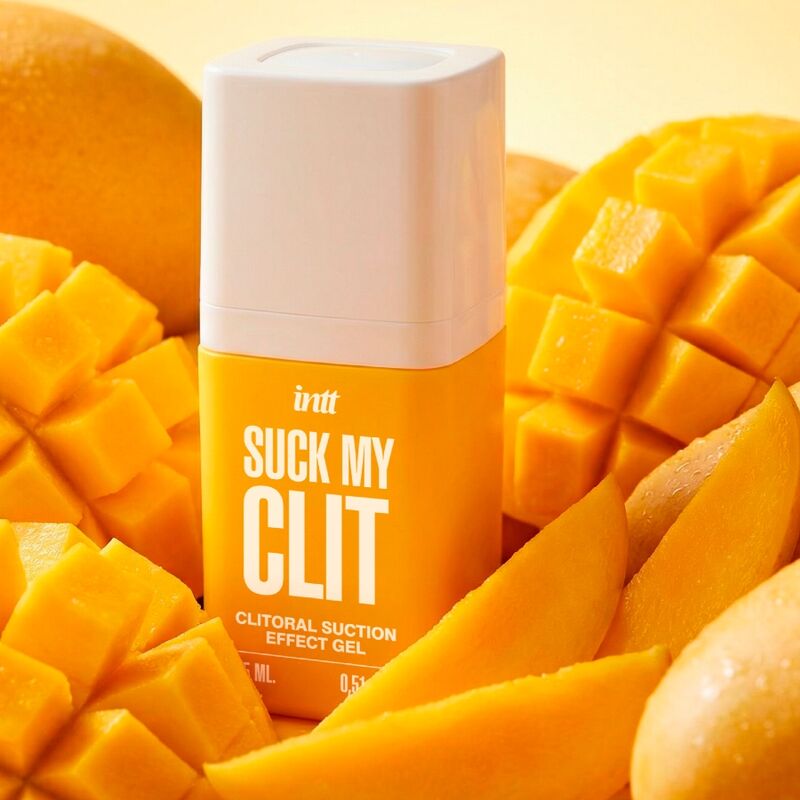 INTT - SUCK MY CLIT GEL COM EFEITO DE SUCÇÃO MANGA TROPICAL 15 ML - Image 2