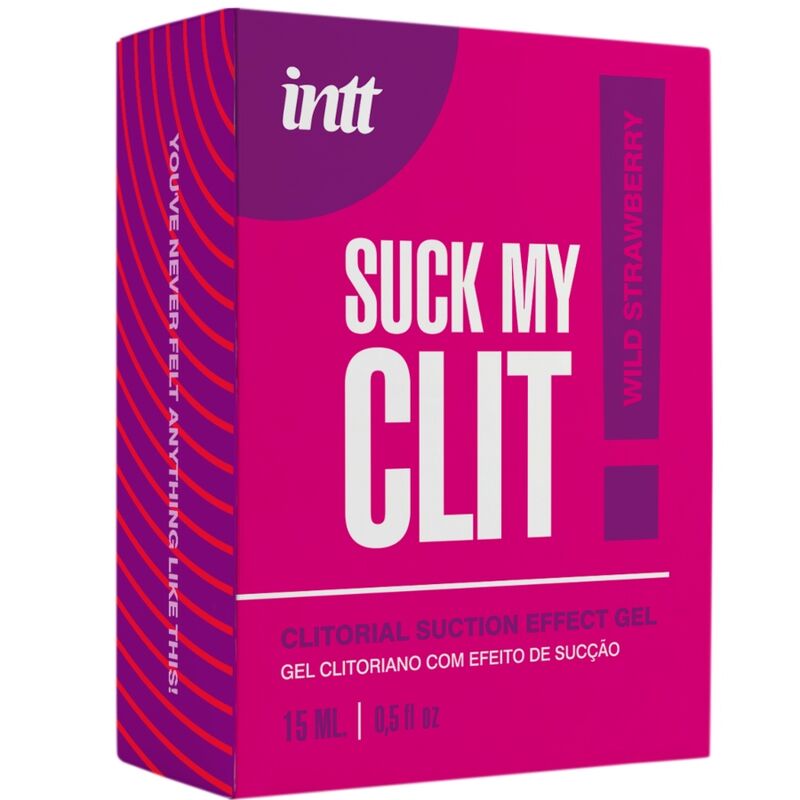 INTT - SUCK MY CLIT GEL EFECTO SUCCIÓN FRESAS SILVESTRES 15 ML - Imagen 2
