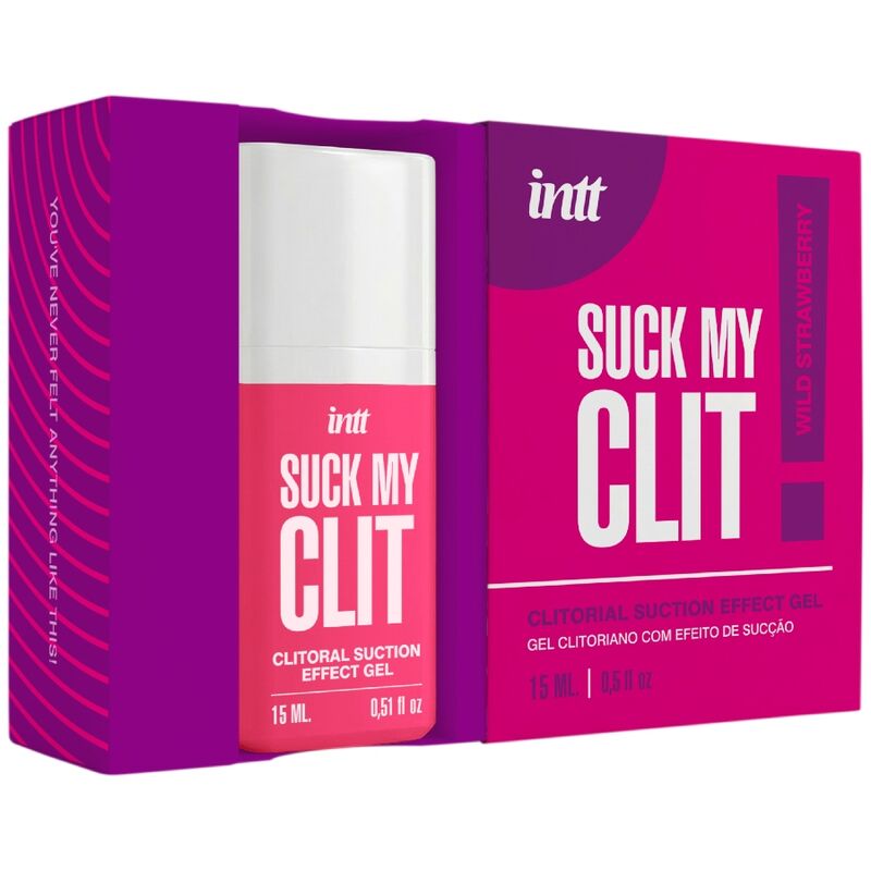 INTT - SUCK MY CLIT GEL EFECTO SUCCIÓN FRESAS SILVESTRES 15 ML - Imagen 3