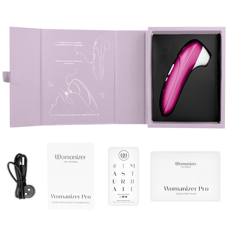 WOMANIZER - STIMULATEUR CLITORIAL VIBRANT PRO ROSE – Image 3