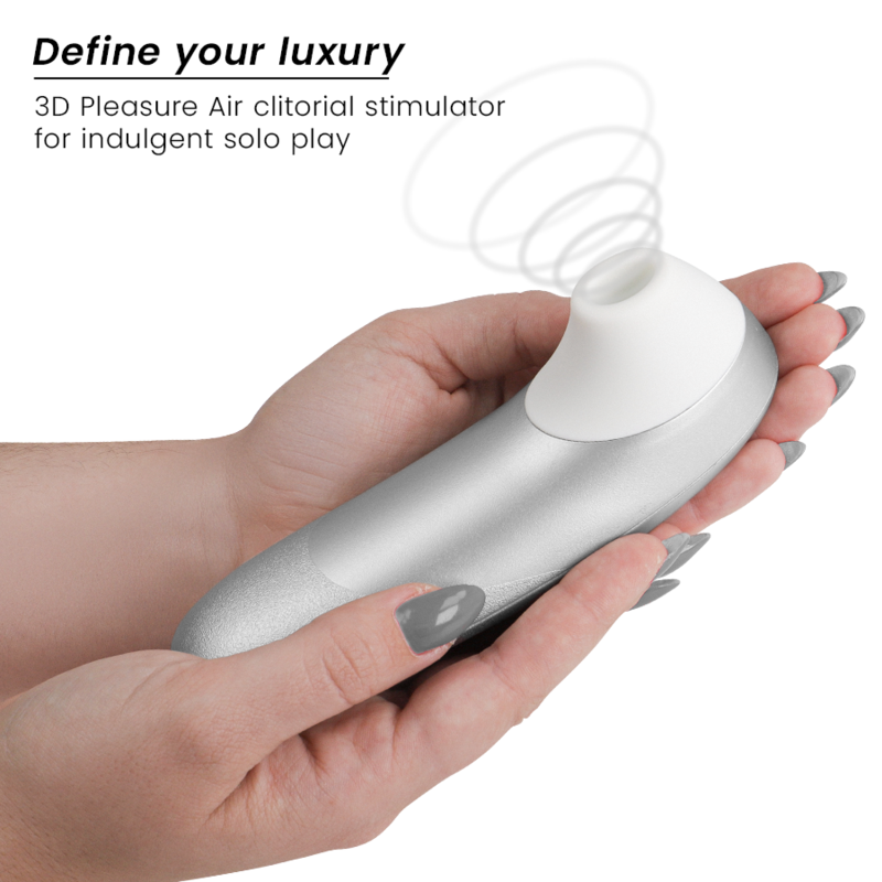 WOMANIZER - STIMULATEUR CLITORIAL VIBRANT PRO GRIS ARGENTÉ – Image 3