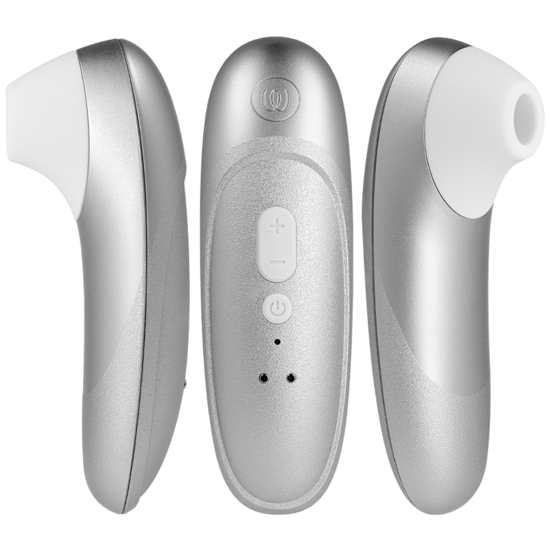 WOMANIZER - STIMULATEUR CLITORIAL VIBRANT PRO GRIS ARGENTÉ – Image 4