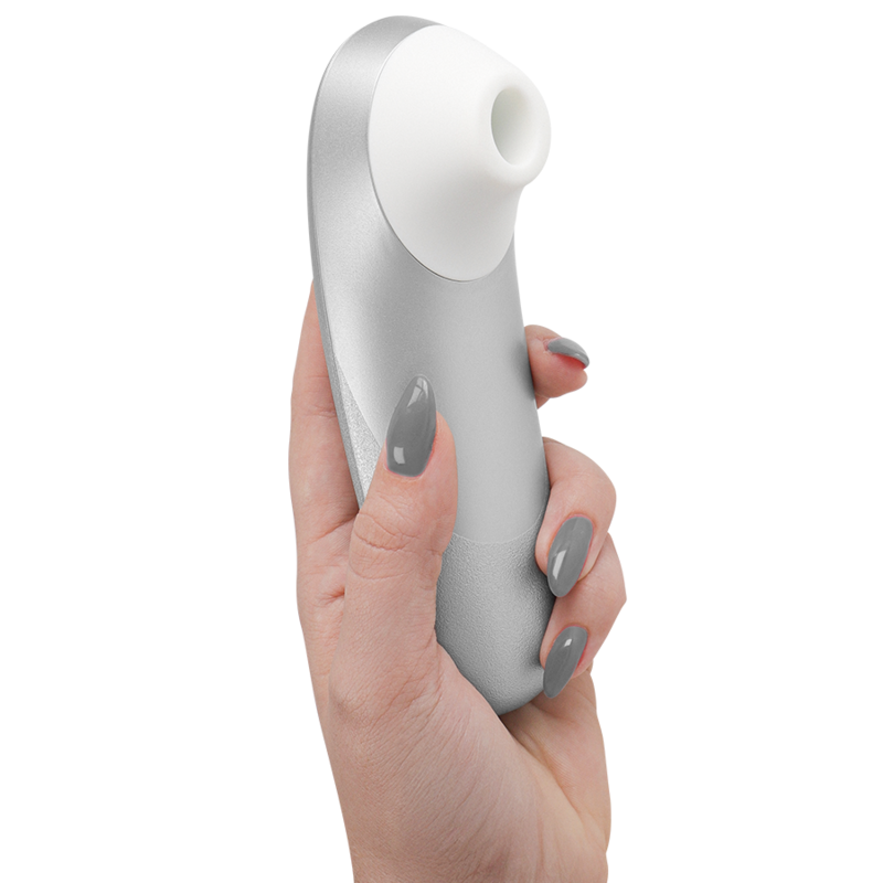 WOMANIZER - STIMULATEUR CLITORIAL VIBRANT PRO GRIS ARGENTÉ – Image 6