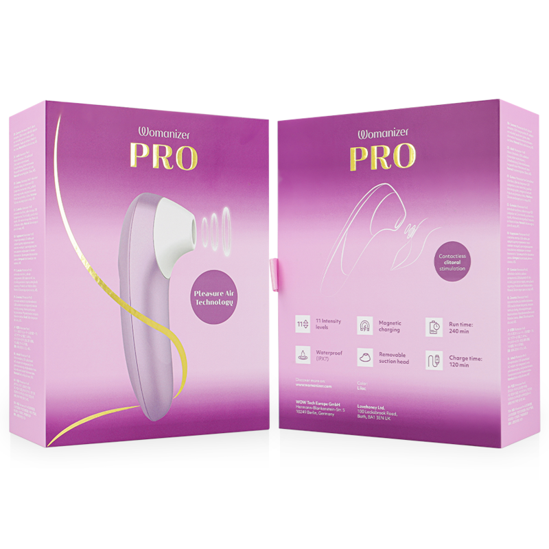 WOMANIZER - STIMULATEUR CLITORIAL PRO VIBRANT LILAS – Image 3