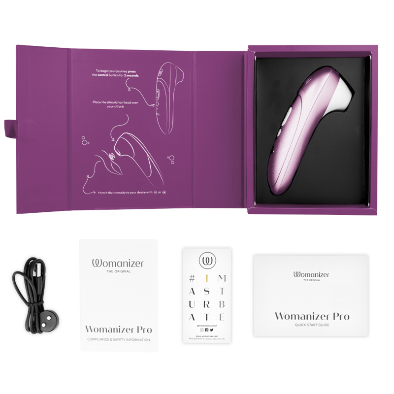 WOMANIZER - STIMULATEUR CLITORIAL PRO VIBRANT LILAS – Image 5