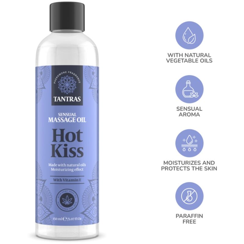 INTIMATELINE – TANTRAS LOVE OIL HOT KISS MASSAGEÖL 150 ML – Bild 4