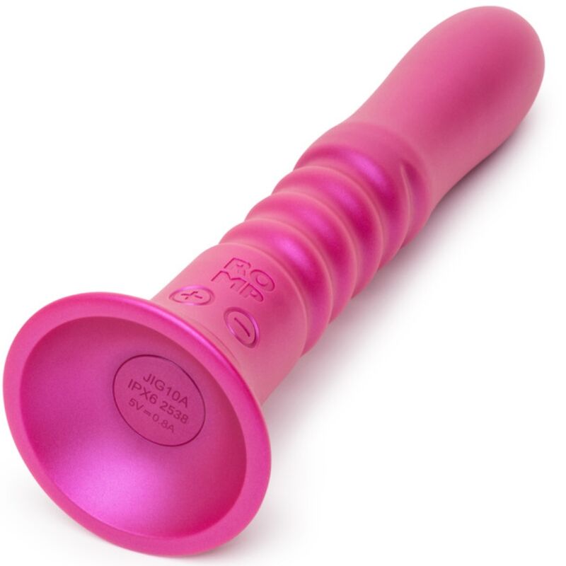 ROMP - JIGGLE VIBRADOR UP AND DOWN CON VENTOSA ROSA - Imagen 3