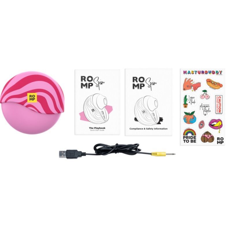 ROMP - ANTITUDE DE SUCCION CLITORIELLE ROTATIVE AVEC OUVERTURE ET FERMETURE ROTATIVES – Image 10