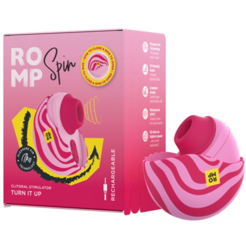 ROMP - ANTITUDE DE SUCCION CLITORIELLE ROTATIVE AVEC OUVERTURE ET FERMETURE ROTATIVES – Image 8