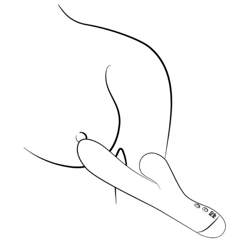ROMP - PULSE VIBRADOR RABBIT DUAL PUNTO G AZUL ELÉCTRICO - Imagen 6
