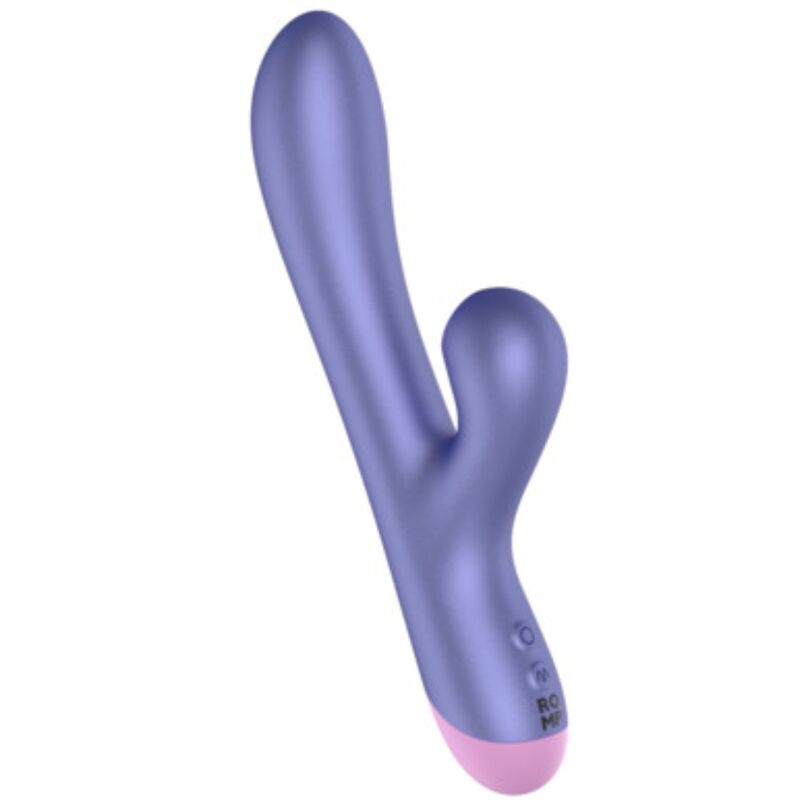 ROMP - PULSE VIBRADOR RABBIT DUAL PUNTO G AZUL ELÉCTRICO - Imagen 4