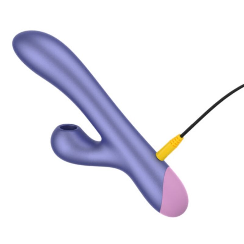 ROMP - PULSE VIBRADOR RABBIT DUAL PUNTO G AZUL ELÉCTRICO - Imagen 10