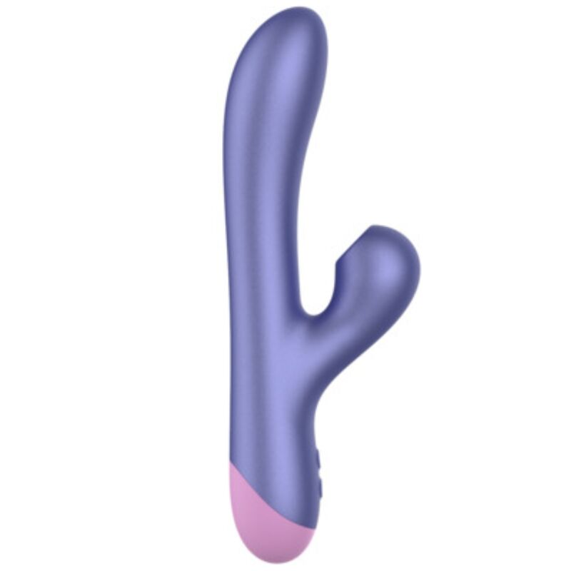 ROMP - PULSE VIBRADOR RABBIT DUAL PUNTO G AZUL ELÉCTRICO - Imagen 5