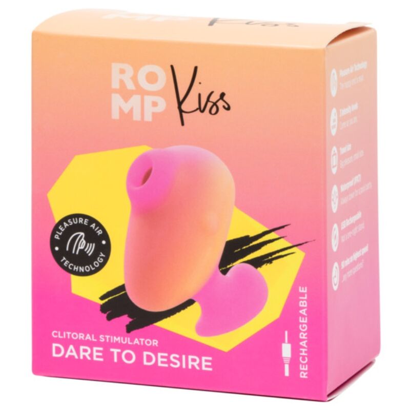 ROMP - KISS VIBRATEUR À DOIGTS RECHARGEABLE À SUCCION CLITORIALE – Image 11