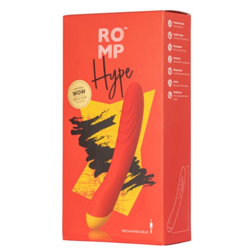 ROMP - HYPE MULTIFUNCTION G-SPOT VIBRATOR RED - Image 7
