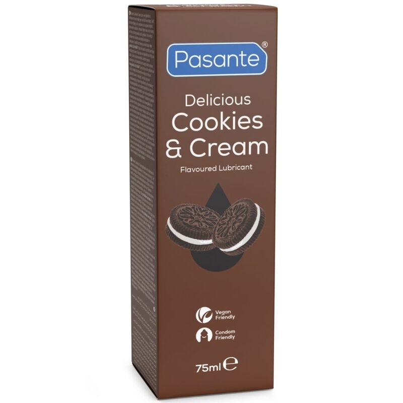 PASANTE - LUBRIFIANT À BASE D'EAU, GOÛT COOKIES & CRÈME 75 ML – Image 2