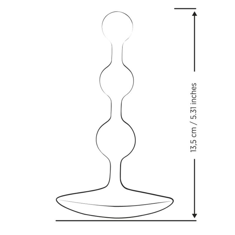 ROMP - AMP CONTAS ANAL DE SILICONE FLEXÍVEIS ROXAS 12,5 CM ROXAS - Image 7