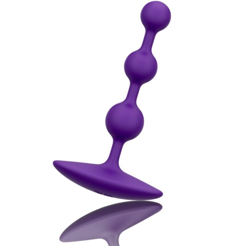 ROMP - AMP CONTAS ANAL DE SILICONE FLEXÍVEIS ROXAS 12,5 CM ROXAS - Image 4