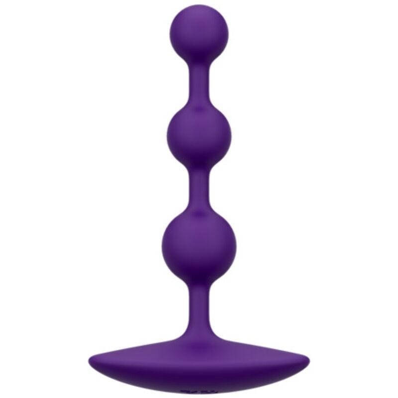 ROMP - AMP CONTAS ANAL DE SILICONE FLEXÍVEIS ROXAS 12,5 CM ROXAS