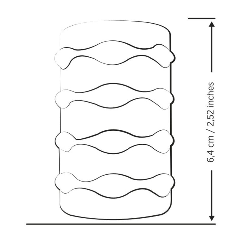 ROMP - MOSH MASTURBADOR MASCULINO TRANSPARENTE CON FUNDA REVERSBLE DE 6 CM - Imagen 7