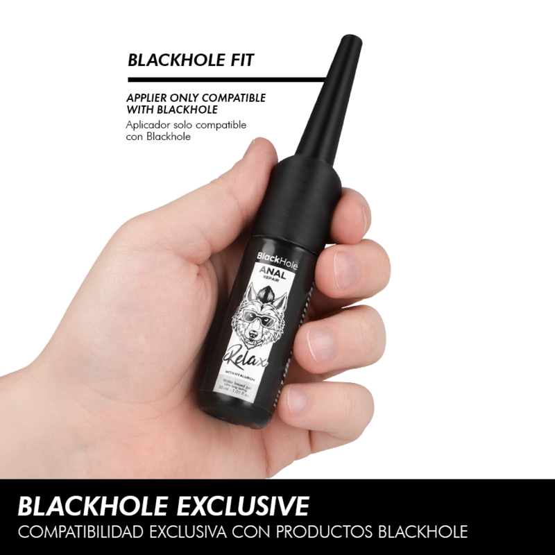 BLACK HOLE - APLICADOR DE LUBRICANTE ANAL TALLA S 30 ML - Imagen 3
