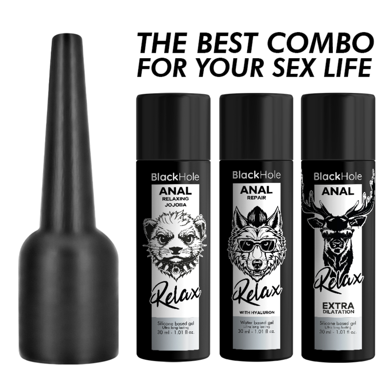 BLACK HOLE - APLICADOR DE LUBRICANTE ANAL TALLA S 30 ML - Imagen 7
