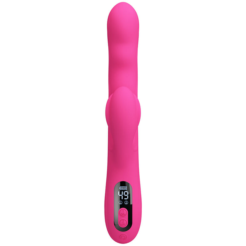 PRETTY LOVE - VIBRATEUR LAPIN MULTIFONCTION WINTERS AVEC AFFICHAGE LED ROSE – Image 6