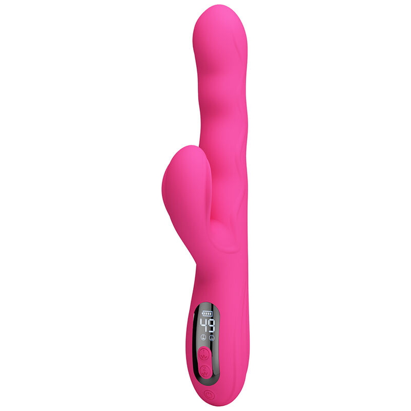 PRETTY LOVE - VIBRATEUR LAPIN MULTIFONCTION WINTERS AVEC AFFICHAGE LED ROSE – Image 7
