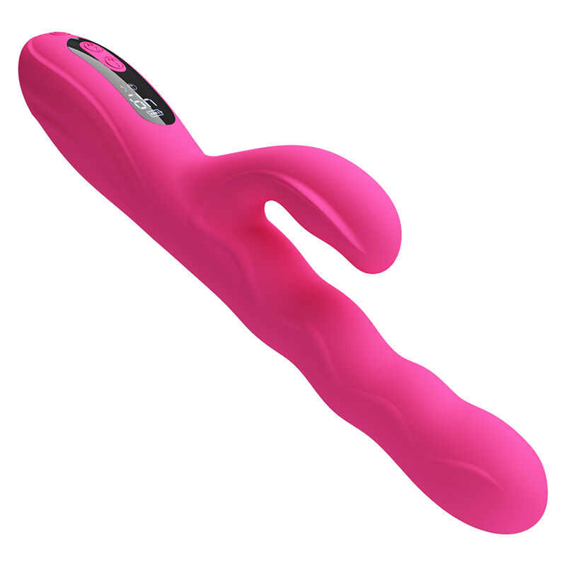 PRETTY LOVE - VIBRATEUR LAPIN MULTIFONCTION WINTERS AVEC AFFICHAGE LED ROSE – Image 2